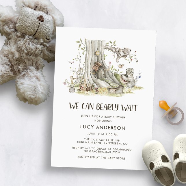 Invitación Woodland Baby Shower (Subido por el creador)