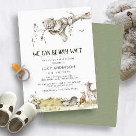 Invitación Woodland Baby Shower
