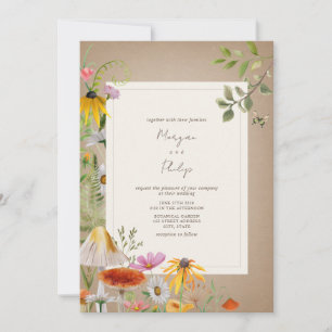 Invitación Woodland Elegant Forest Cardstock Boda
