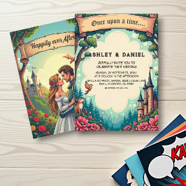 Invitación Woodland Enchanted Forest Castle Fairytale Boda
