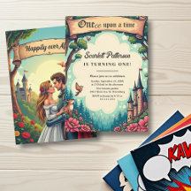 Woodland Enchanted Forest Fairytale Primer Cumplea