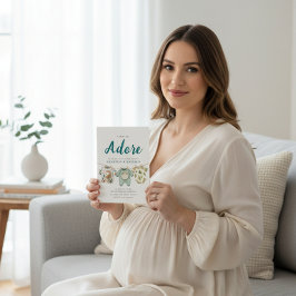 Invitación Woodland Hedgehog Baby Clothes A Boy To Adore