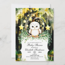 Woodland Owl Baby Shower