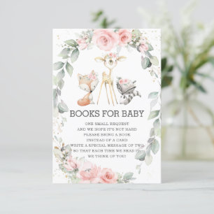 Invitación Woodland Rubor Floral Greenerenery Books for Baby 