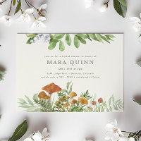 Woodland Toadstool Greenery Bridal Shower