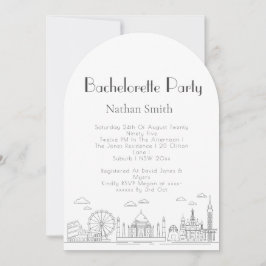 Invitación World Adventure Seven Wonder Typology Boda
