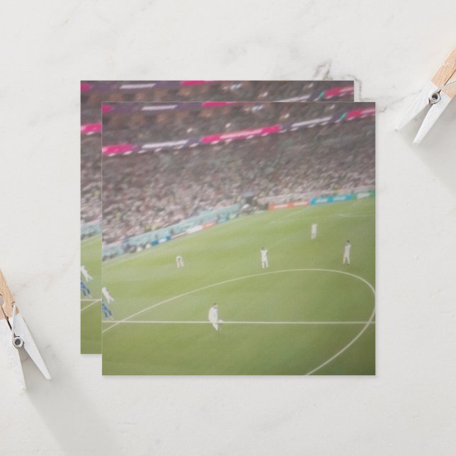 Invitación World Cup England X United States (Anverso/Reverso In Situ)