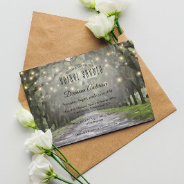 Invitación Wormsloe Venue Live Oaks Watercolor Ducha de novia