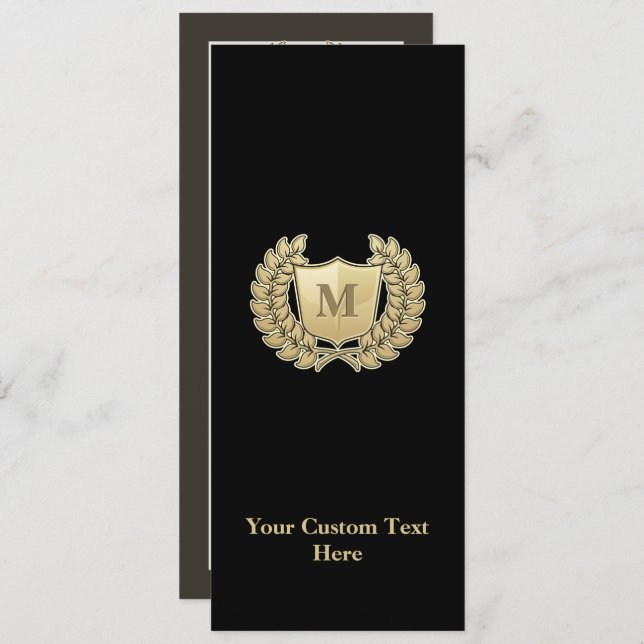 Invitación Wreath con Escudo (Anverso / Reverso)