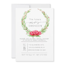 Wreath de color Rosa romántico | Ducha de novia