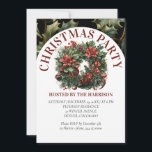 Invitación Wreath de Navidades de color de agua recortado ret<br><div class="desc">Navidades retro Classic Cute Watercolor Wreath Conveniencia es clave durante esta temporada de ocupación! Visite nuestra tienda Zazzle para explorar la completa colección de deseos de Navidades Cute Watercolor. Con sólo unos pocos clics, usted puede tener estos deliciosos diseños entregados a su puerta. Si necesitas más personalización, por favor, no...</div>