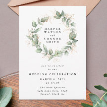 Wreath Greenery Moss Sages Boda del Eucalyptus Gol