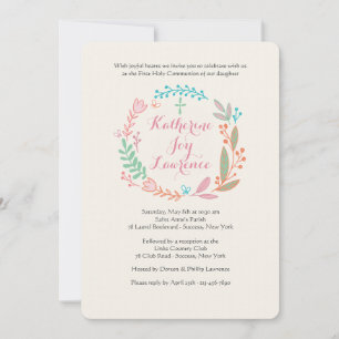 Invitación Wreath of Joy Invitation