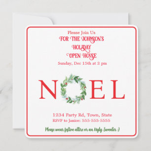 Invitación Wreath Wreath PERSONALIZA acuarela
