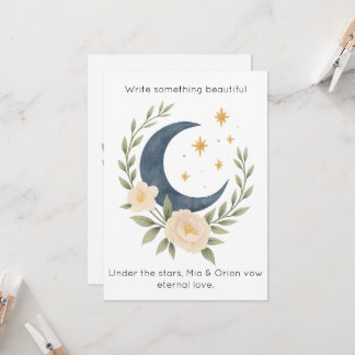 Invitación Written in the stars.