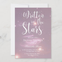 Invitación Written in the Stars Bridal Shower