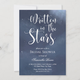 Invitación Written in the Stars Bridal Shower