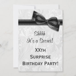 Invitación XX SORPRESA Fiesta de cumpleaños Damasco y ceja