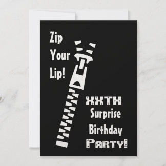 Invitación Xxth SURPRISE Birthday Party Invitation Template