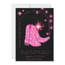 Invitación y detalles de Nashville Bachelorette We