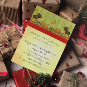 Invitación y Fiesta a Moose Navidades