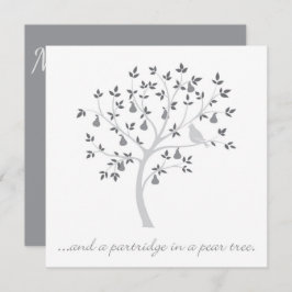 Invitación Y una perdiz en un peral