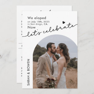 Invitación Ya nos fugaron, celebremos el retiro de fotos