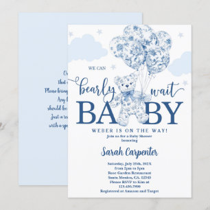 Invitación Ya podemos esperar a la cervecería Baby Shower Boy