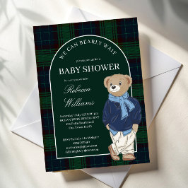 Invitación Ya podemos esperar a la clásica ducha de bebé de f