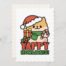Yappy Howlidays - Personalizado de perros Navidade