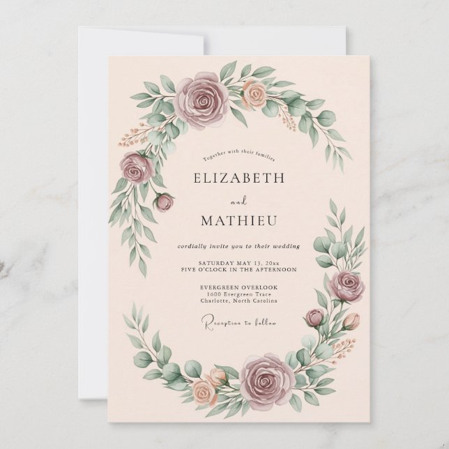 Invitación Yellow Teal Winsome Summer Wedding (Anverso)