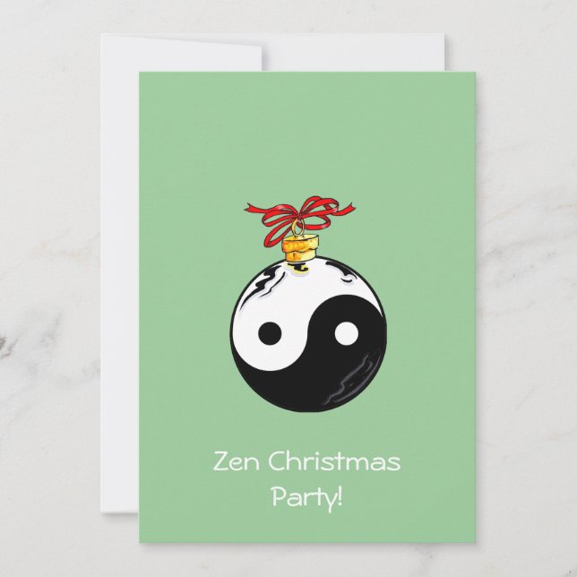 Invitación Yin y Yang Ornament (Anverso)