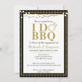 Invitación Yo hago barbacoa Parejas de ducha Fiesta de compro
