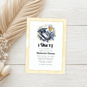 Invitación Yo hice la foto de la fiesta de graduación de info