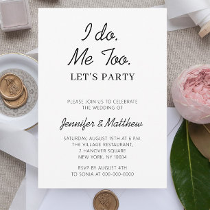 Invitación Yo También Me Hago Lets De La Fiesta De Bodas De F