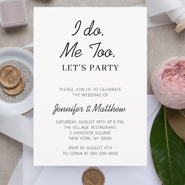 Invitación Yo También Me Hago Lets De La Fiesta De Bodas De F (Subido por el creador)