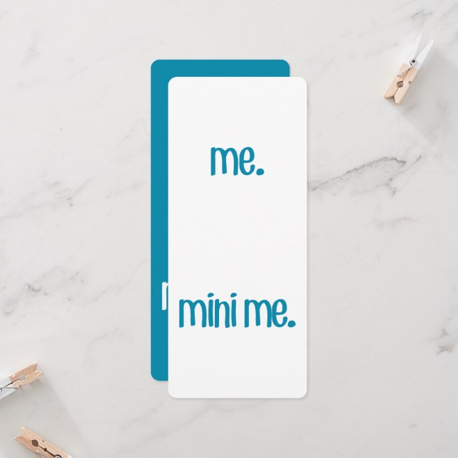 Invitación Yo y Mini Yo (Anverso/Reverso In Situ)