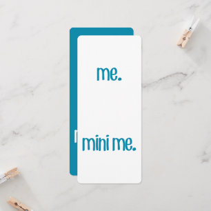 Invitación Yo y Mini Yo