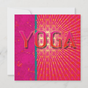Invitación Yoga 1 - Tarjeta, Invitar