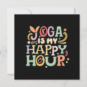 Invitación Yoga Es Mi Hora Feliz