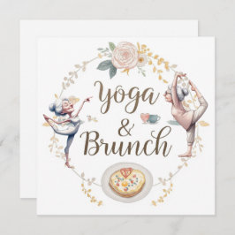 Invitación Yoga y Brunch