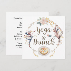 Invitación Yoga y Brunch
