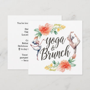 Invitación Yoga y Brunch