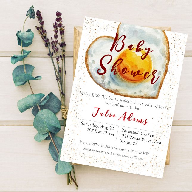 Invitación Yolk of Love Baby Shower: Yolk of Love (Subido por el creador)