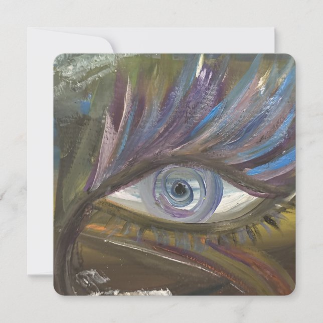 Invitación Your Eye Is The Mirror Of Your Soul (Anverso)