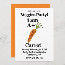 Zanahoria soy una zanja divertida