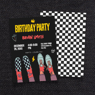 Invitación Zapatillas de moda para adolescentes