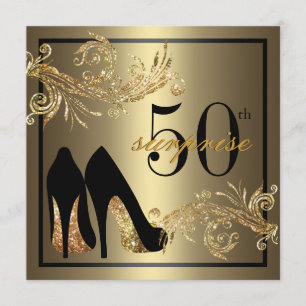 Invitación Zapatos bailarines - Fabulosa Sorpresa 50