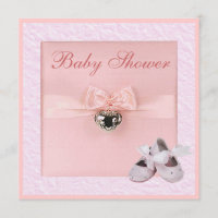 Zapatos de ballet y chicas Baby Shower rosado del