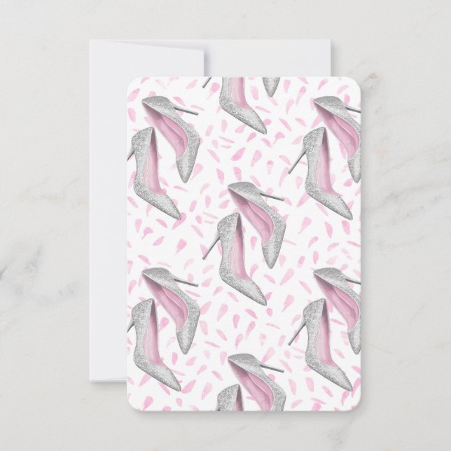 Invitación Zapatos de diamantes (Anverso)